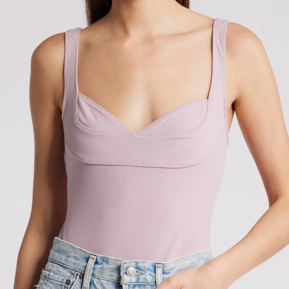 Free People Dusk to Dawn Bodysuit | Dawn Pink